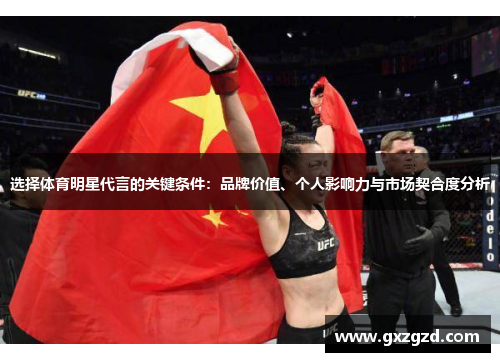 选择体育明星代言的关键条件：品牌价值、个人影响力与市场契合度分析